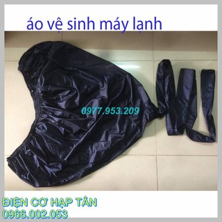 ÁO VỆ SINH MÁY LẠNH CHUYÊN NGHIỆP CÓ ỐNG XẢ NƯỚC THẢI
