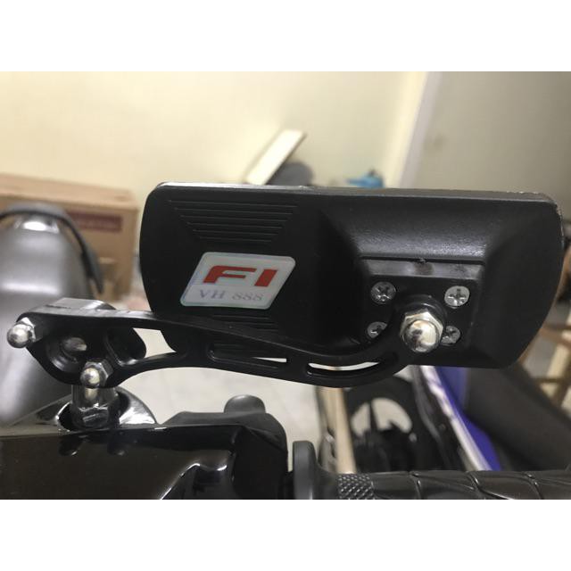 Gương xe máy hình chữ nhật, gương nhỏ chiếu hậu dùng cho mọi loại xe an toàn chắc chắn