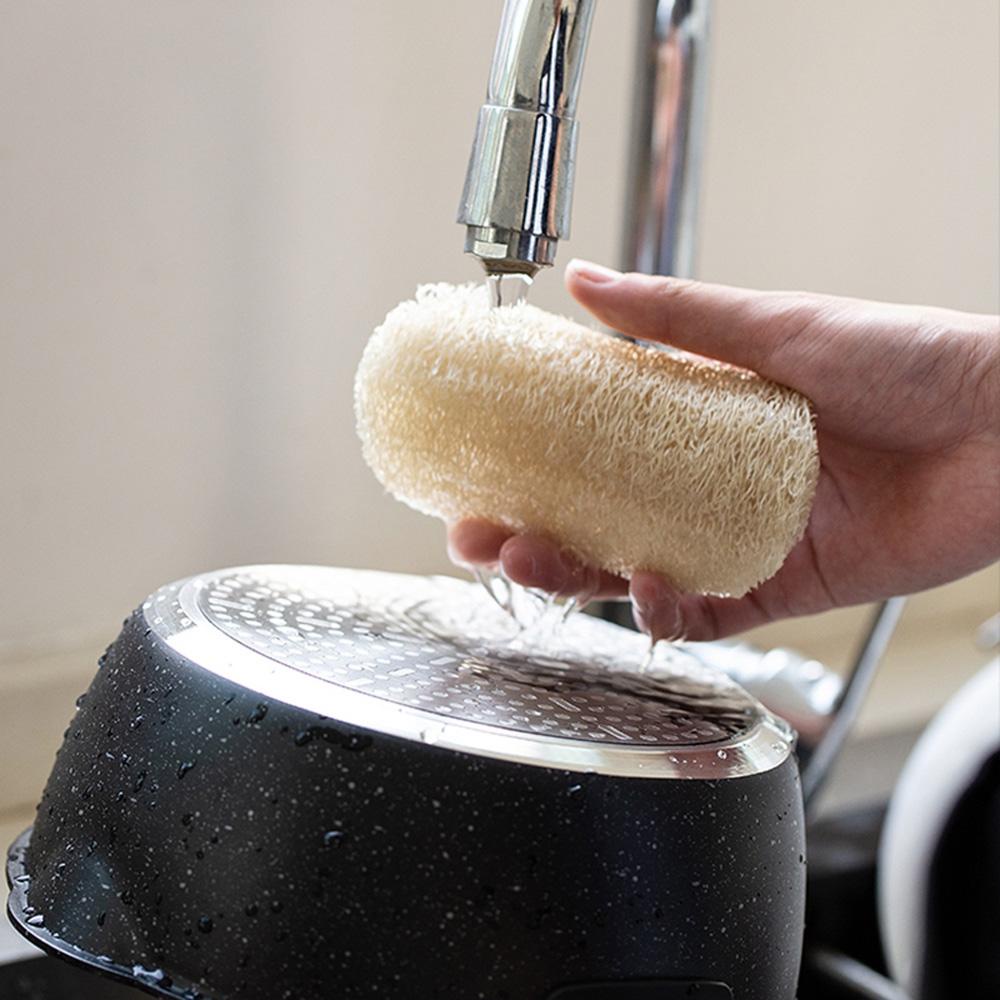 Miếng Xơ Mướp Tự Nhiên Rửa Chén Tiện Dụng