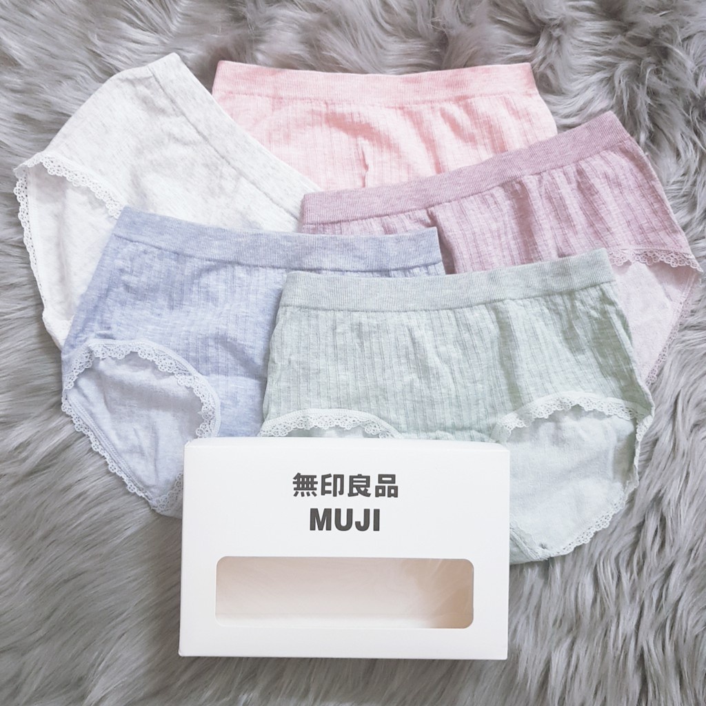 Hộp 5 quần lót cotton muối tiêu kháng khuẩn VNXK cao cấp No.100382