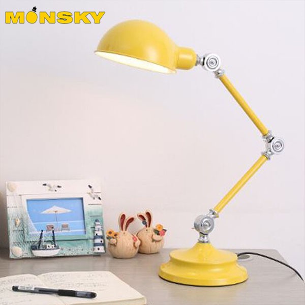 Đèn bàn làm việc inox cao cấp DB8006 cao cấp kèm bóng LED