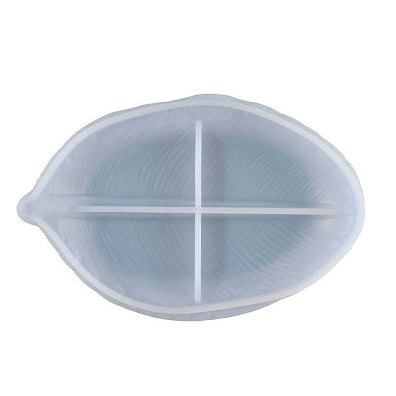 Khuôn Làm Đế Lót Ly Bằng Silicone Hình Chiếc Lá DIY