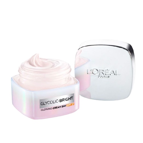 Kem Dưỡng Sáng Da Ban Ngày Loreal Paris Glycolic-Bright Glowing Cream Day - SPF 17 50ml