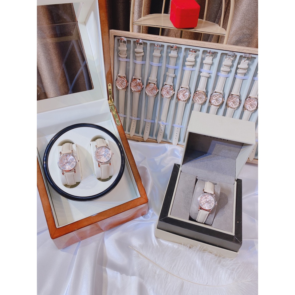 Đồng hồ nữ BBR dây da sang trọng