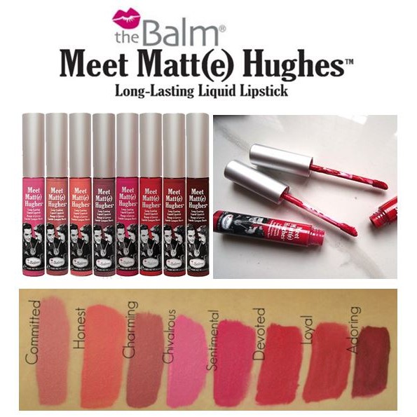 Son kem The Balm Meet Matte Hughes | Thế Giới Skin Care