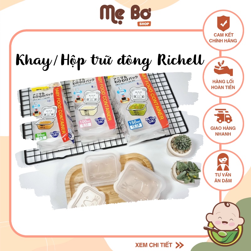 KHAY/HỘP TRỮ ĐÔNG NHẬT CHO BÉ