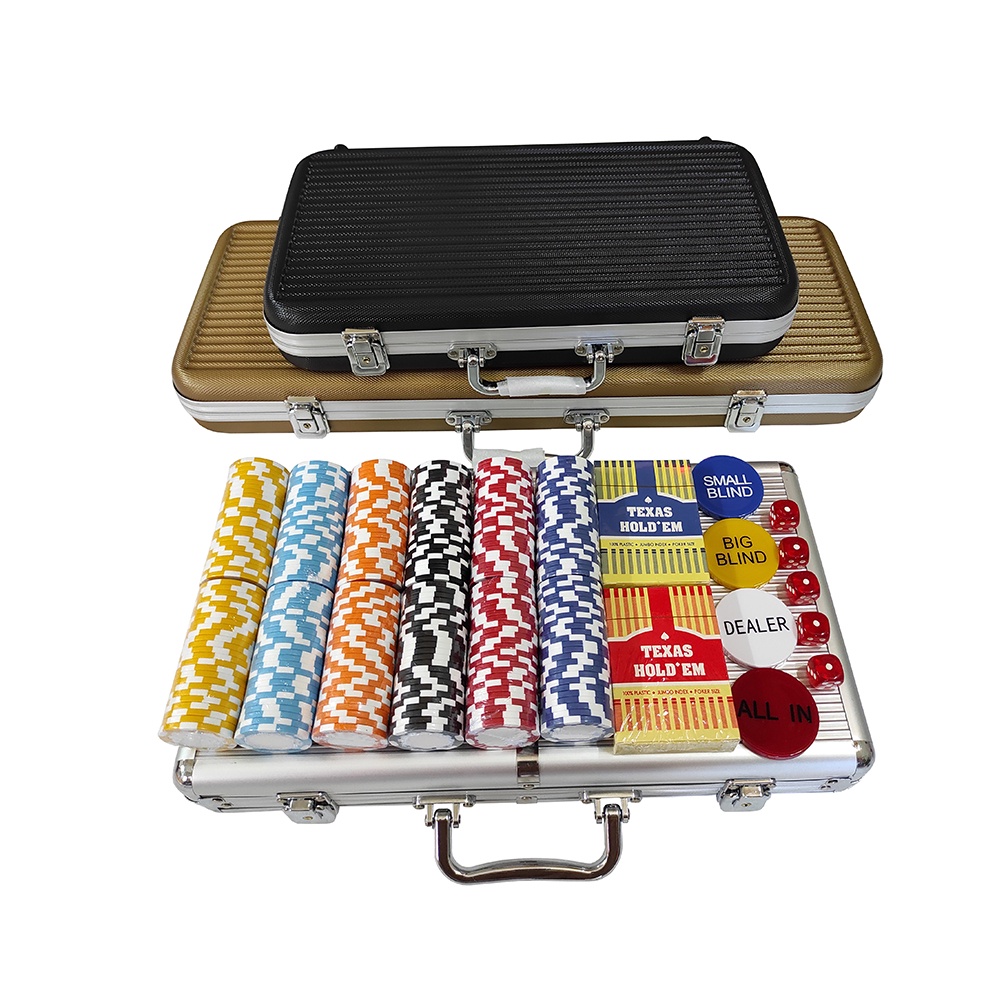 Bộ Phỉnh Chip Poker không mệnh giá Texas Holden Hàng Cao Cấp dòng PK 12