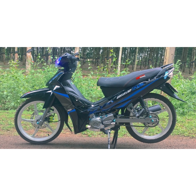 Tem sirius rc 110 xanh đen cao cấp