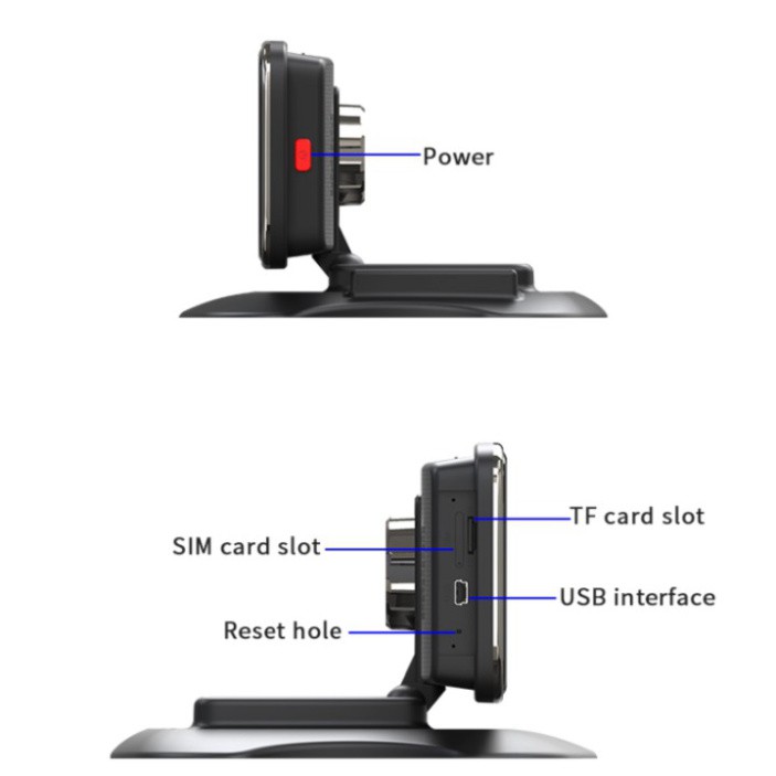 Sản Phẩm Camera hành trình 360 độ dành cho ô tô, gắn gương và taplo của xe. Thương hiệu cao cấp Phisung - T88 | BigBuy360 - bigbuy360.vn