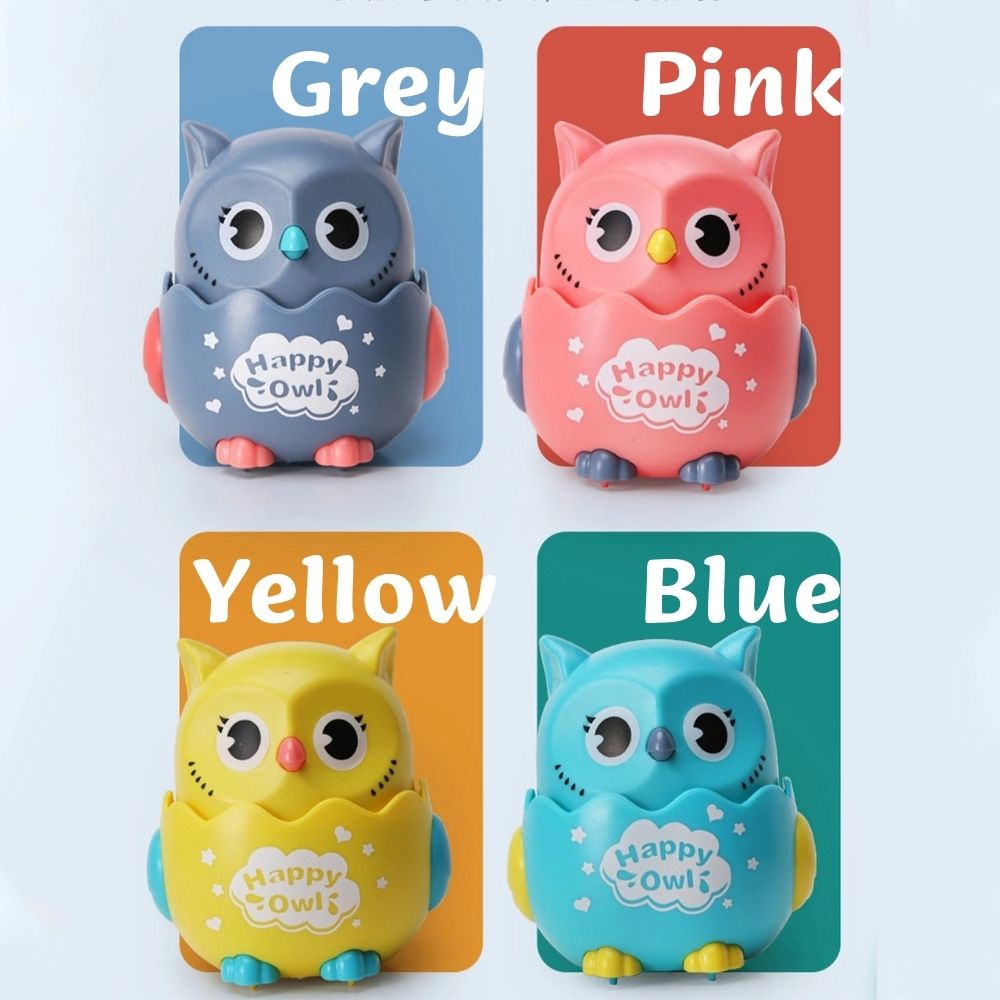 Xe hơi đồ chơi bằng nhựa hình chim cú vui nhộn cho bé