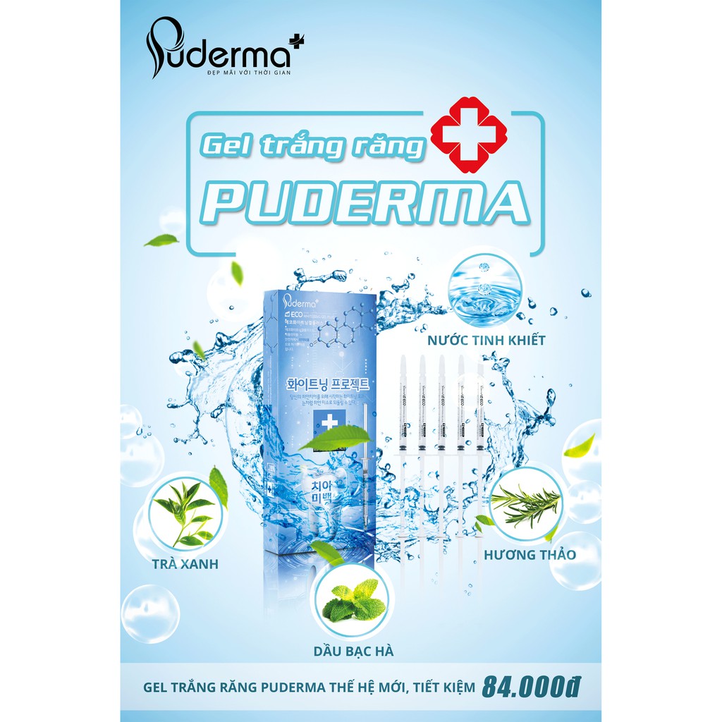 GEL TRẮNG RĂNG PUDERMA