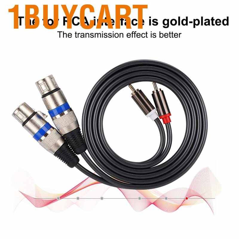 Cáp Chuyển Đổi 2 Cổng Rca Sang Xlr