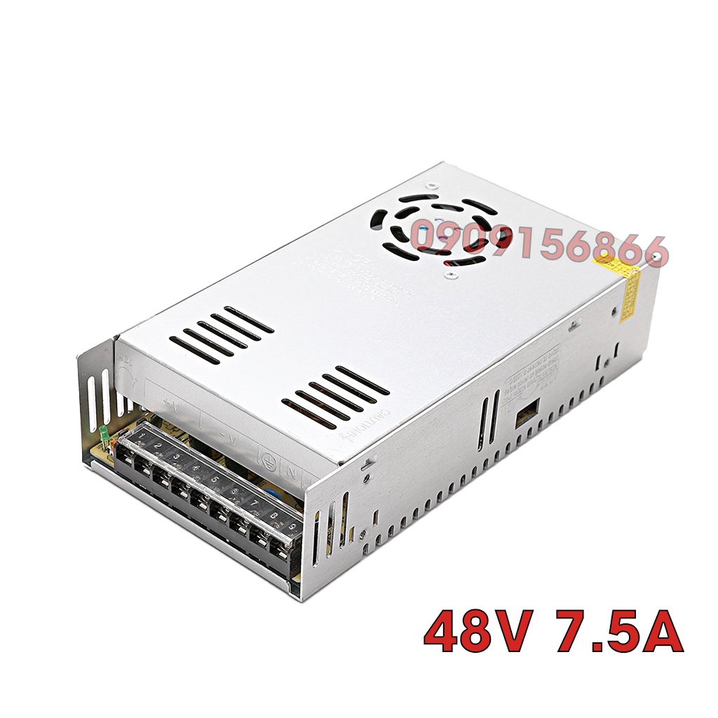 Nguồn 48V - 7,5A có quạt