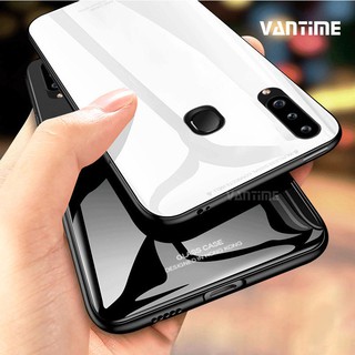 Ốp lưng kính cường lực nhiều mẫu mã cho điện thoại Samsung Galaxy A20S