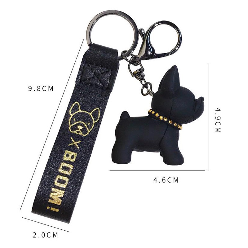 Móc Khóa Hình Chó Bull Hoạt Hình Sáng Tạo Hàn Quốc Dễ Thương