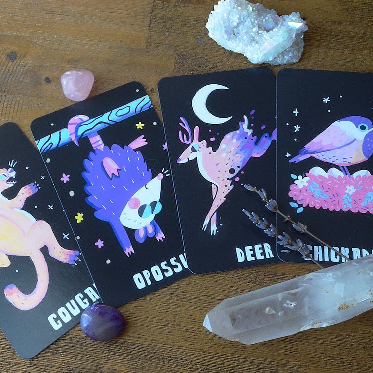 Bộ Bài Oracle of the Strange Forest (Mystic House Tarot Shop) - Bài Gốc Authentic Chính Hãng 100%