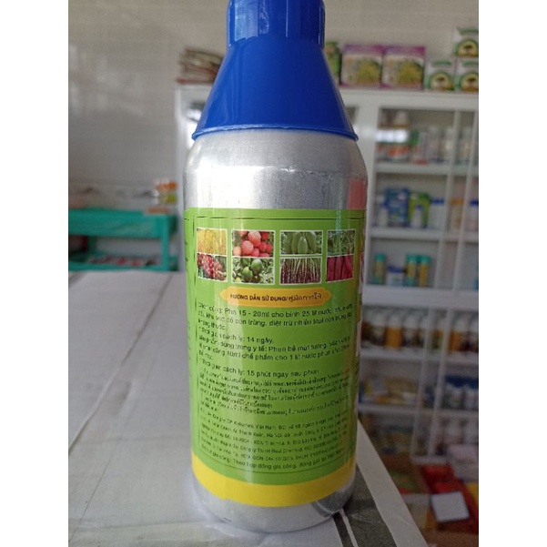 Cyrux thái 300EC trừ sâu kháng rầy bọ trĩ bọ xít bọ nhảy chai nhôm 450ml và 1 lít
