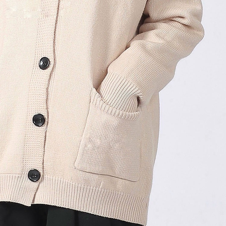 Áo cadigan nữ cài cúc cổ thấp chữ v có túi 2 bên | BigBuy360 - bigbuy360.vn