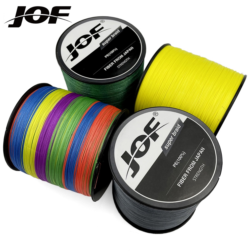 Jof 500m 9 Dây PE Siêu Mạnh Bện Dây Câu Tali pancing PE Bện Dây Gear Dây Câu Cá fishin