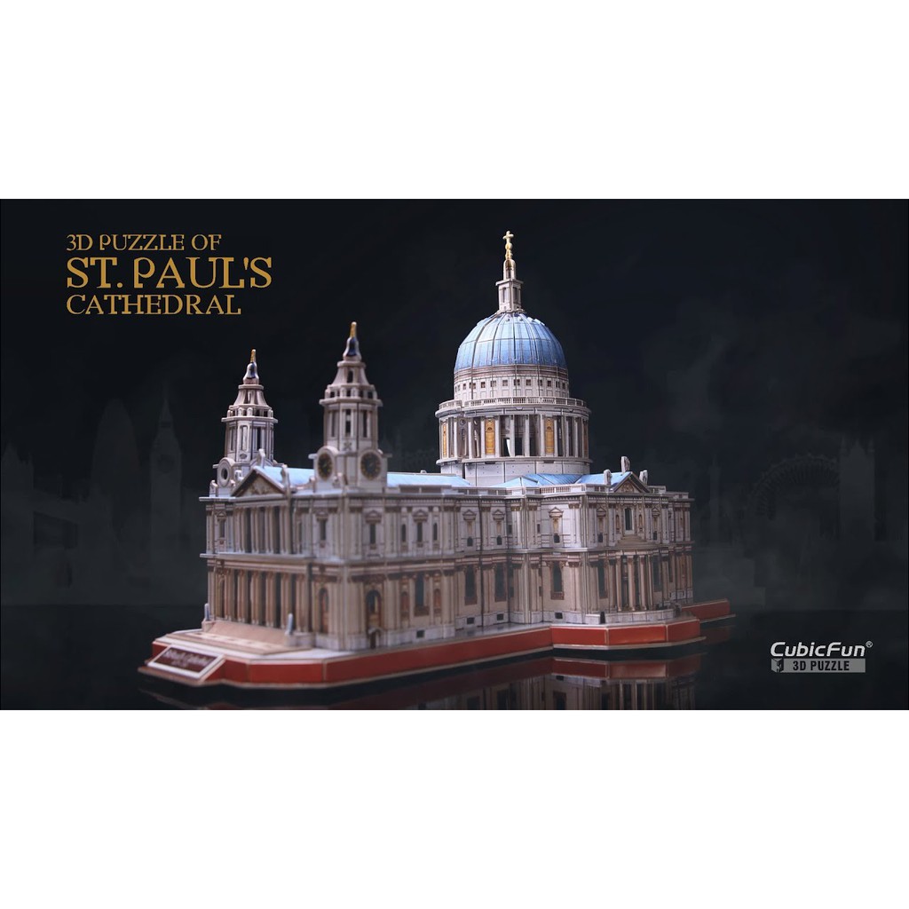 Mô hình giấy 3D CubicFun - Saint Paul's Catheral 643 mảnh - MC270h