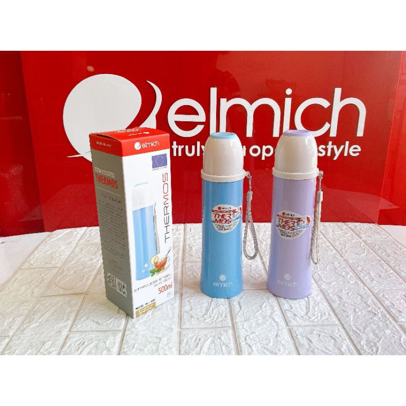 Bình giữ nhiệt elmich inox 304 500ml 6491 nhập khẩu séc