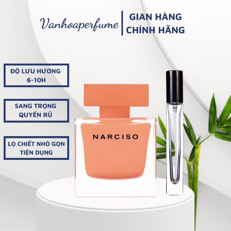 Nước hoa nữ Nar Cam Lùn Narciso Rodriguez Ambree sang trọng, quyến rũ