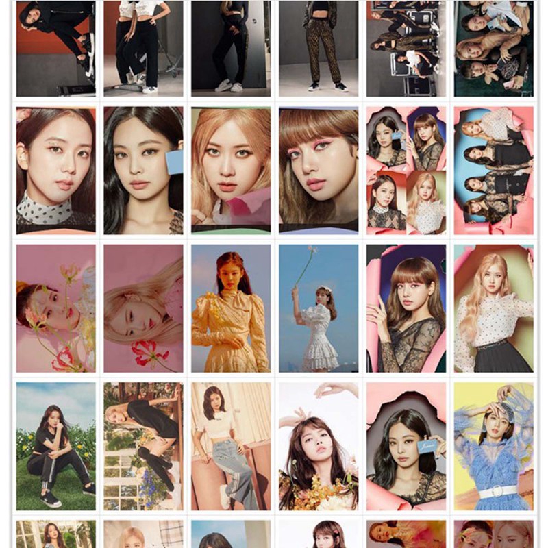 flowersqueen Thẻ LOMO hình nhóm nhạc BlackPink chất lượng cao