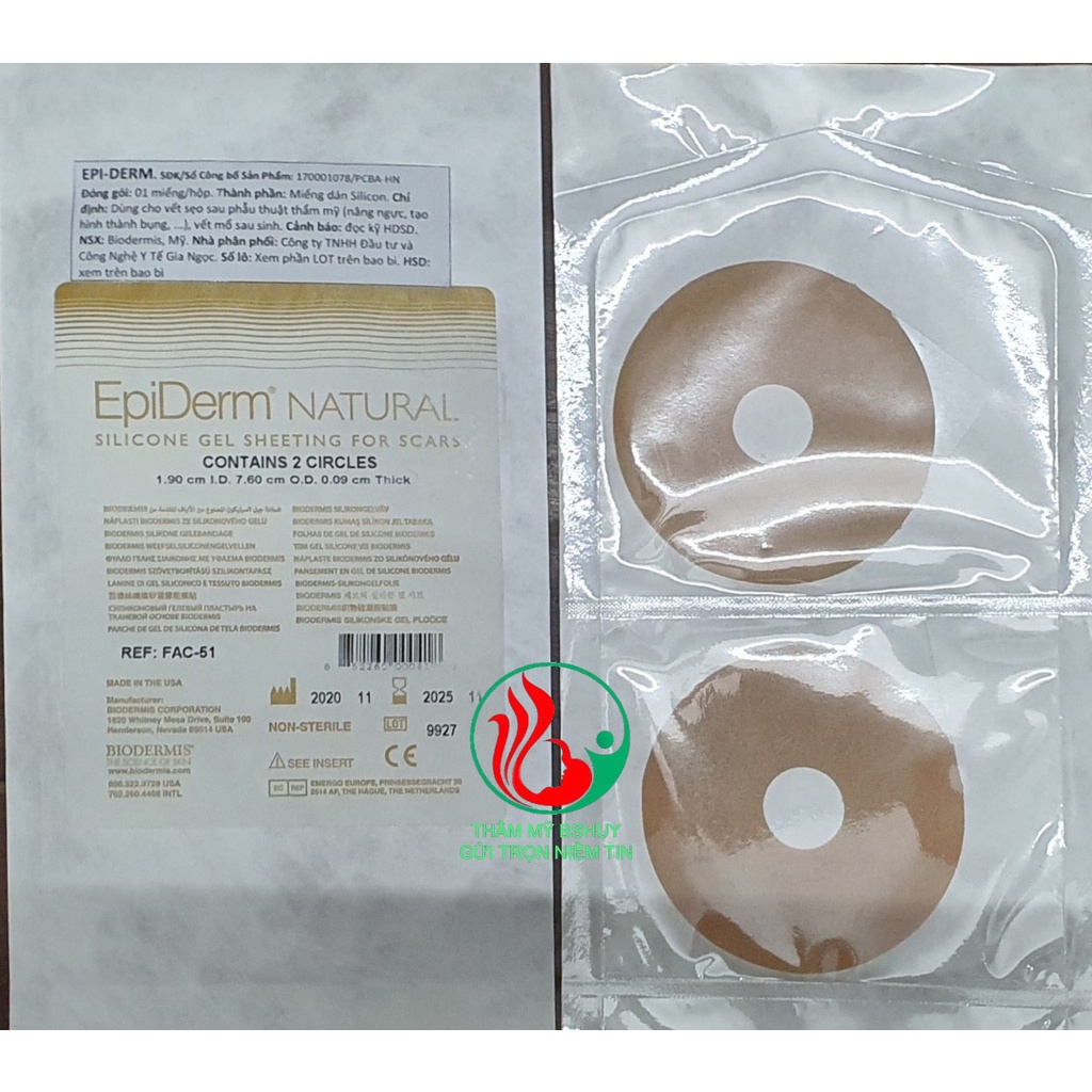 Chính hãng biodermis#epiderm#miếng dán sẹo# thẹo