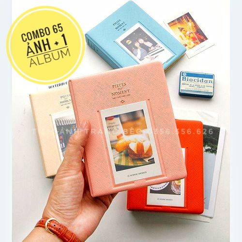 Combo 65 ảnh và album ảnh 6x9 mini tại Tiệm ảnh trang bèo