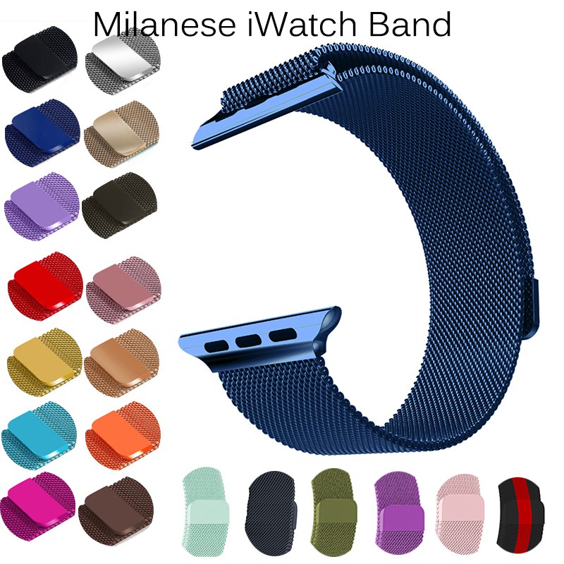 Dây Inox Milanese Thay Thế Cho ĐồNg Hồ Apple iWatch Series 1 / 2 / 3 / 4 / 5 44mm 42mm 40mm 38mm