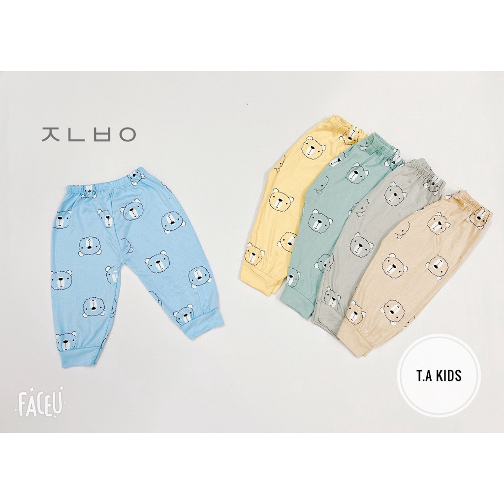 Đồ bộ quần áo trẻ em quần dài  chục thu đông hàng thun lạnh