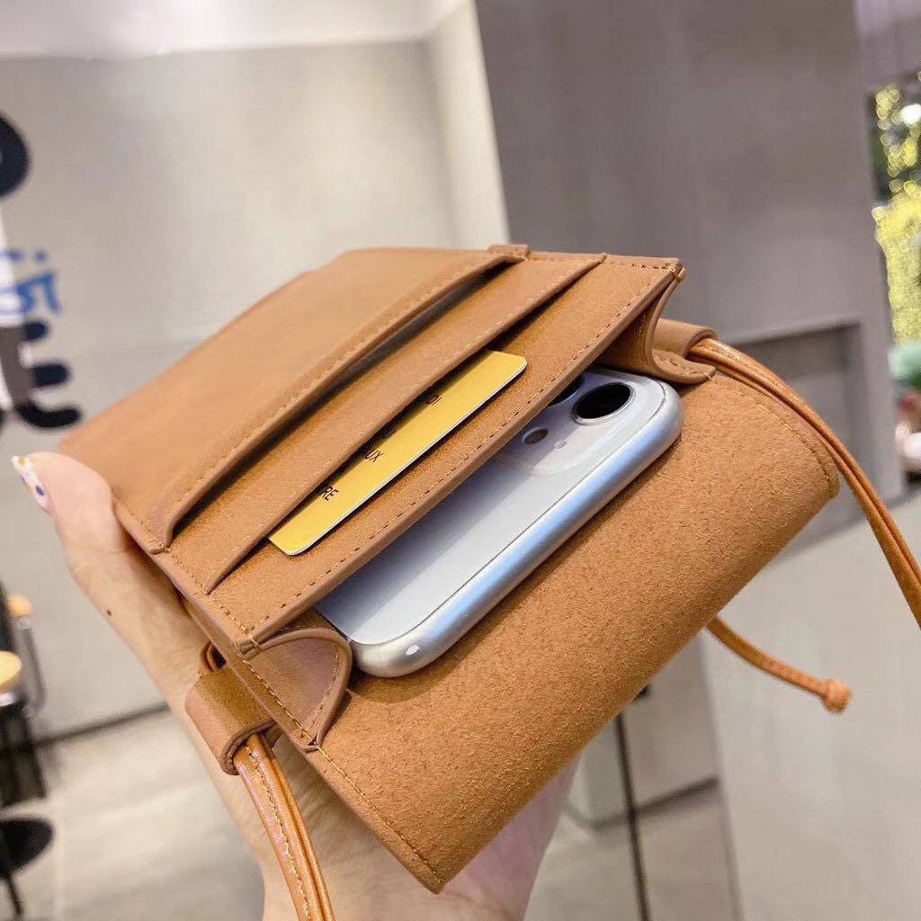 Túi đựng điện thoại C3line triomphe canvas phone pouch fw20