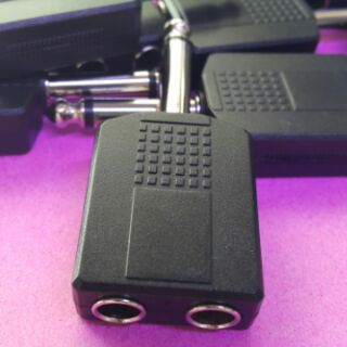 Jack chia 6.5mm ra 2 đầu cái 6.5mm