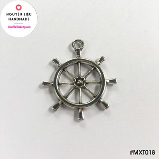 MXT018 - Mặt xi trắng bánh lái lớn - Bịch 5 cái/10gr