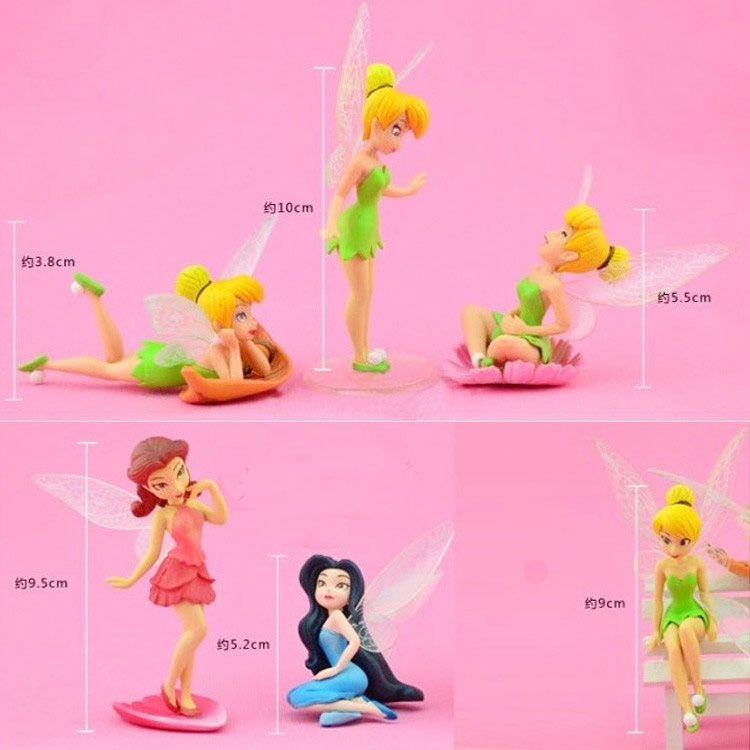 Bộ 6 Búp Bê Trang Trí Bể Cá