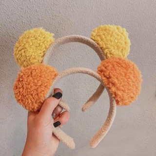 Bờm cài tóc tai gấu cute