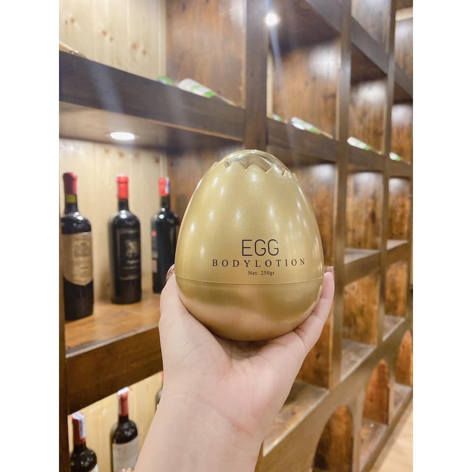 Body Trứng Vàng 250gr 'EGG BODY LOTION' CÔNG TY DƯỢC MỸ PHẪM QUEENIE SKIN ( chính hãng)