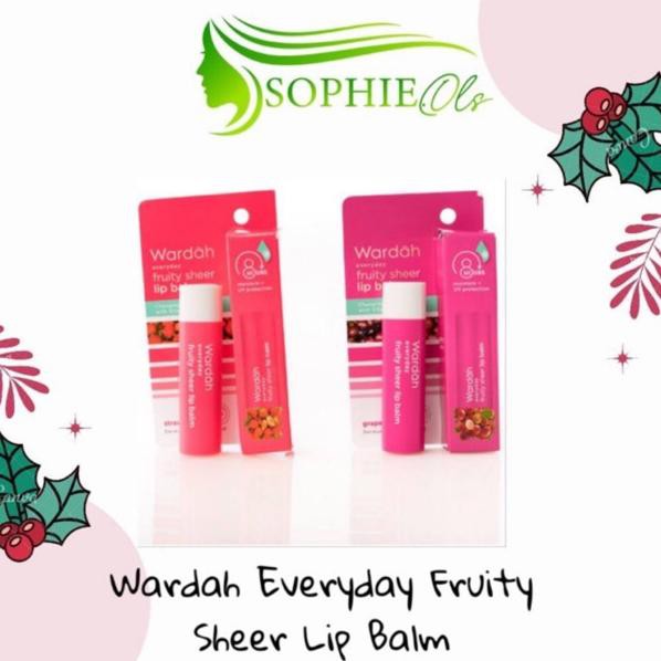 (hàng Mới Về) Son Dưỡng Môi Wardah Everyday Hương Trái Cây