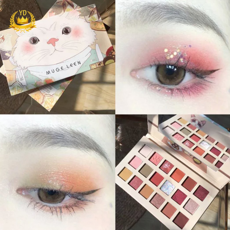 (Hàng Mới Về) Bảng Phấn Mắt 18 Màu Chống Thấm Nước Và Mồ Hôi Cao Cấp
