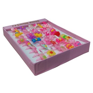 Bộ 50 nhẫn nhựa cho bé