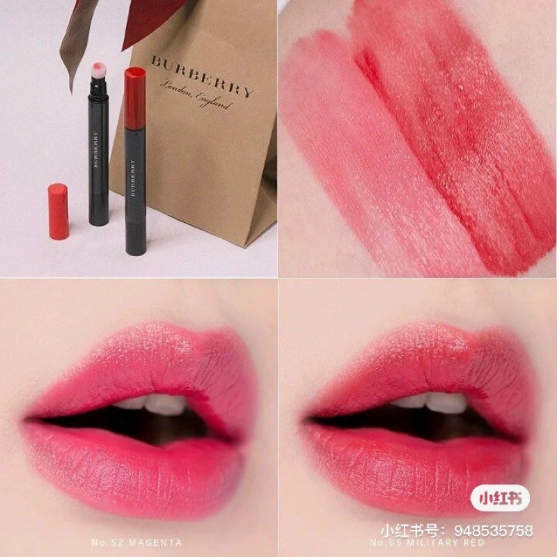 Son kem lì Burberry Lip Velvet Crush
