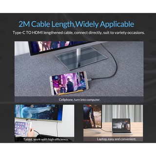 Cable chuyển đổi Type C sang Cổng HDMI Orico XC-201S-20