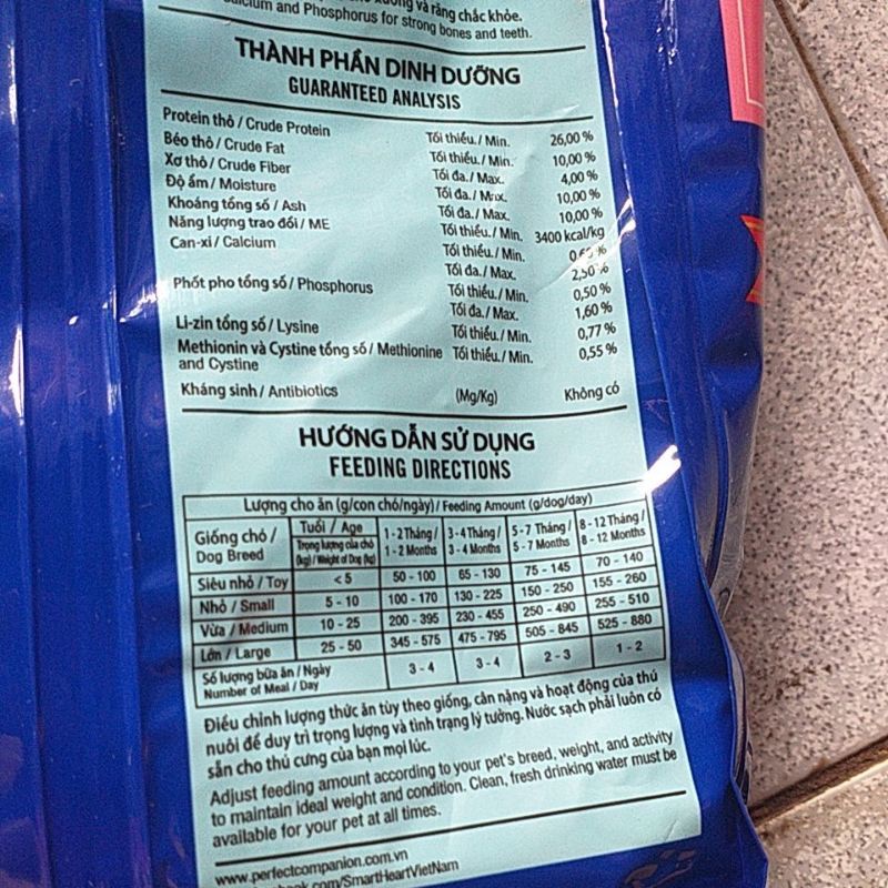 Thức ăn hạt khô cho chó con, cám chó vị thịt bò sữa ngon bổ dưỡng for pet boss