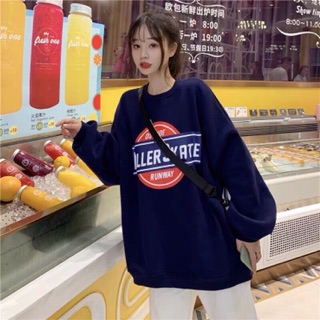 Áo sweater nỉ bông Rollerskat M339[Kèm hình thật]