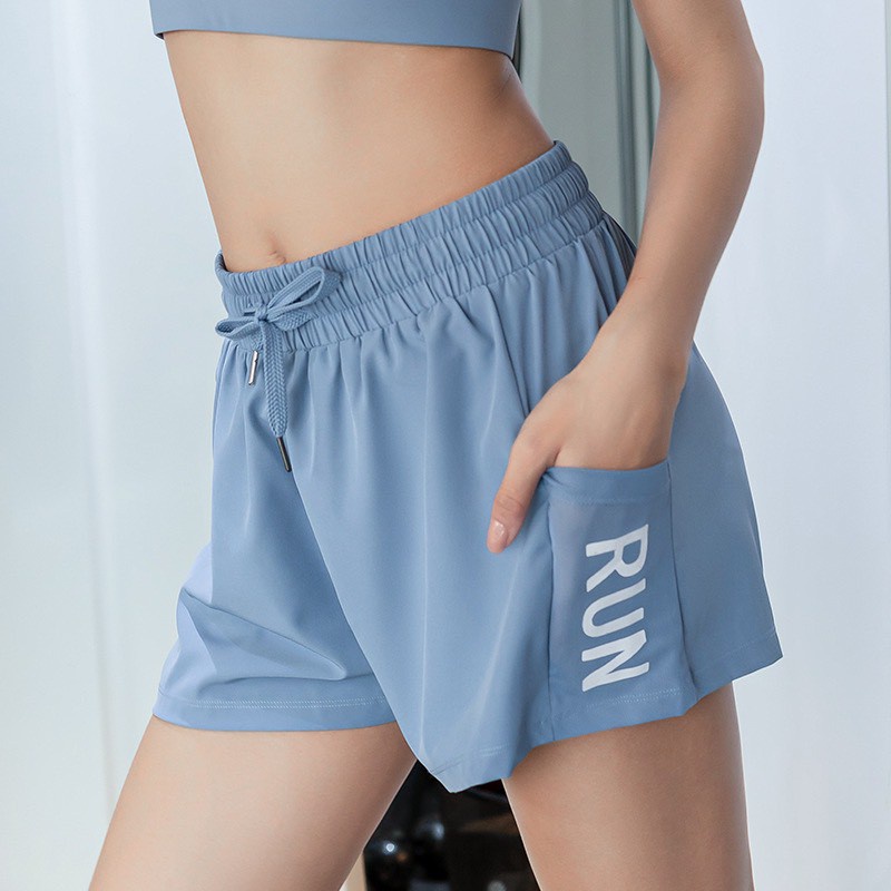 Quần Đùi Quần Short Nữ Tập Thể Thao, GYM, Tennis, Cầu Lông, Chạy Bộ - Quần Tập Thể Thao Nữ 2 Lớp Có Túi Tiện Lợi