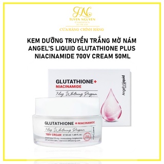 Kem dưỡng truyền trắng mờ nám Angel's Liquid Glutathione Plus Niacinamide 700 V Cream 50ml
