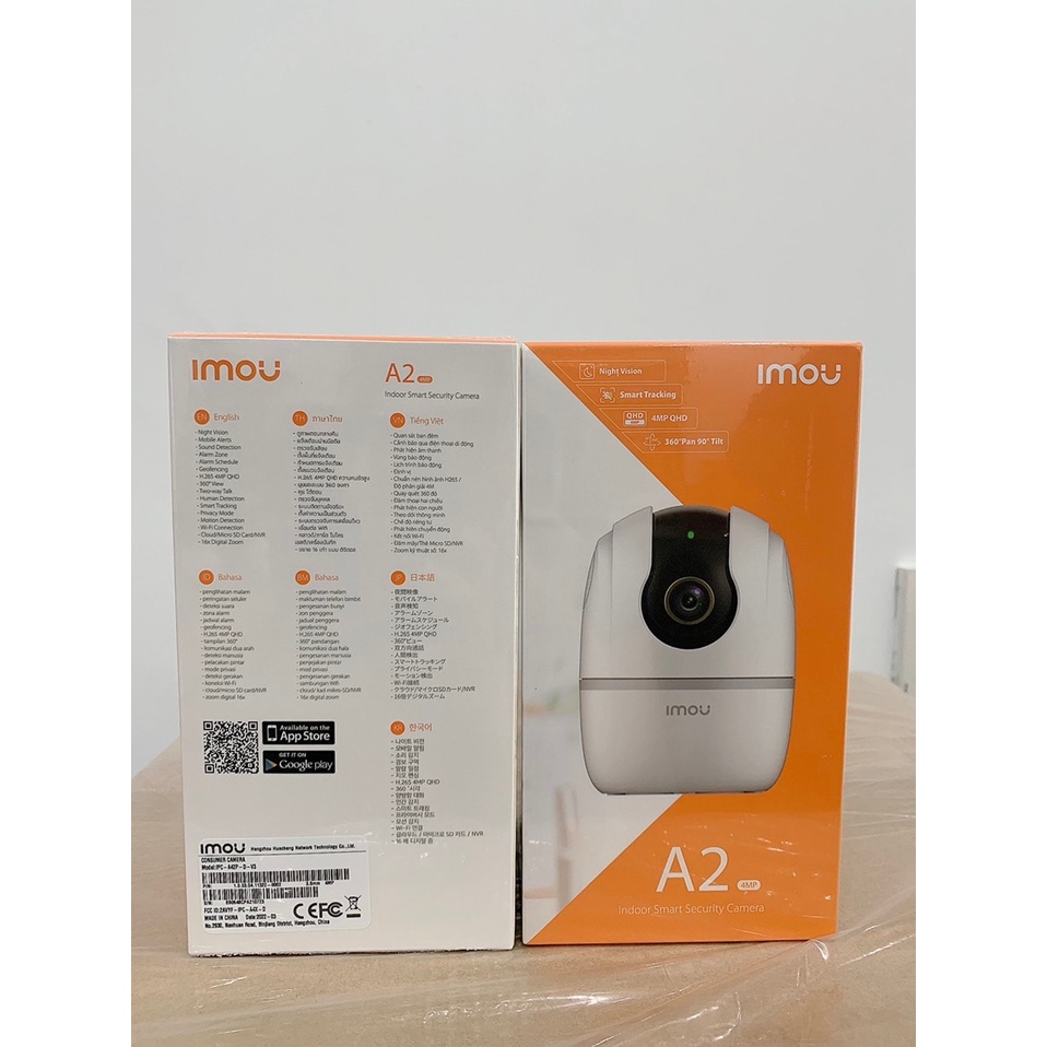 Camera IP Wifi Imou A2 4.0MP  xoay 360 độ, đàm thoại 2 chiều, hàng chính hãng, bảo hành 24 tháng