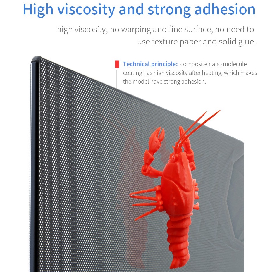 Tấm kính bàn in tinh thể Carbon Glass Plate size 310*320*4mm cho máy in 3d series CR-10 & Ender 3 Max...