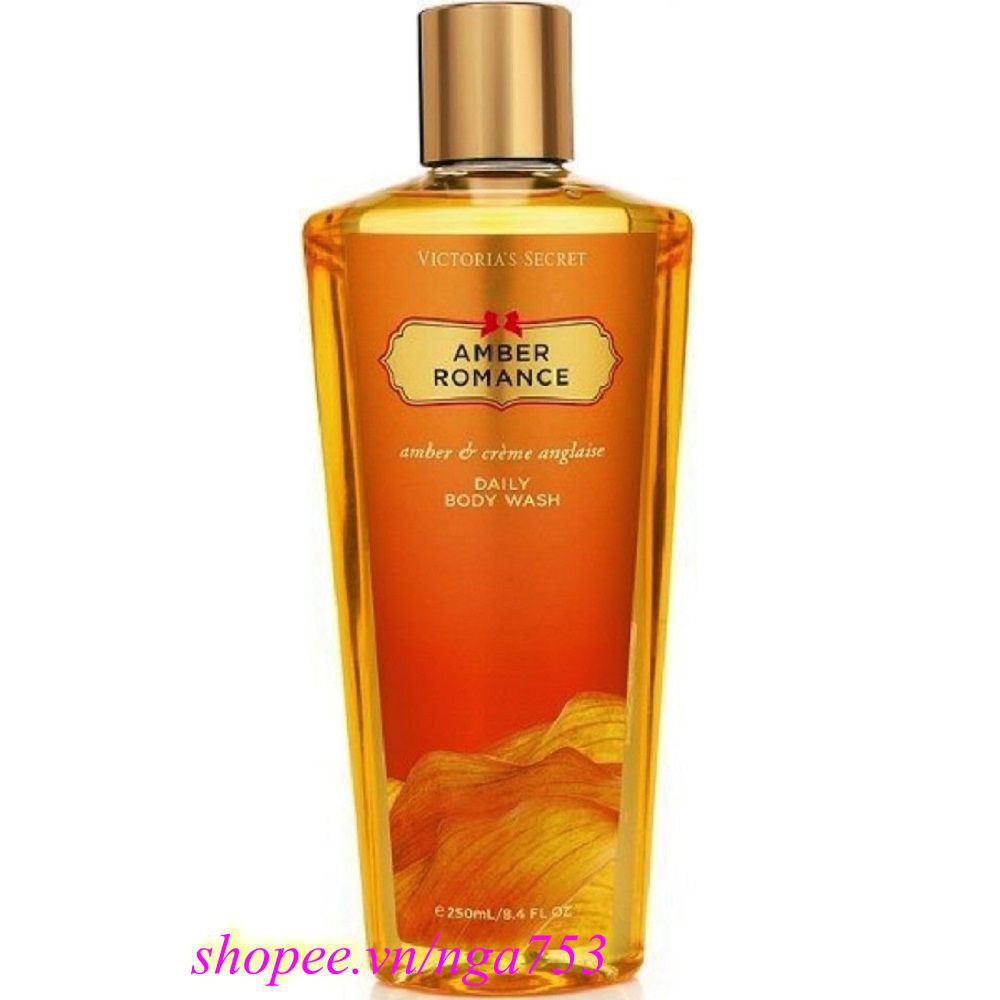 Gel Tắm 250ml Victoria's Secret Amber Romance Body Wash, nga753 Uy Tín Từ Chất Lượng.