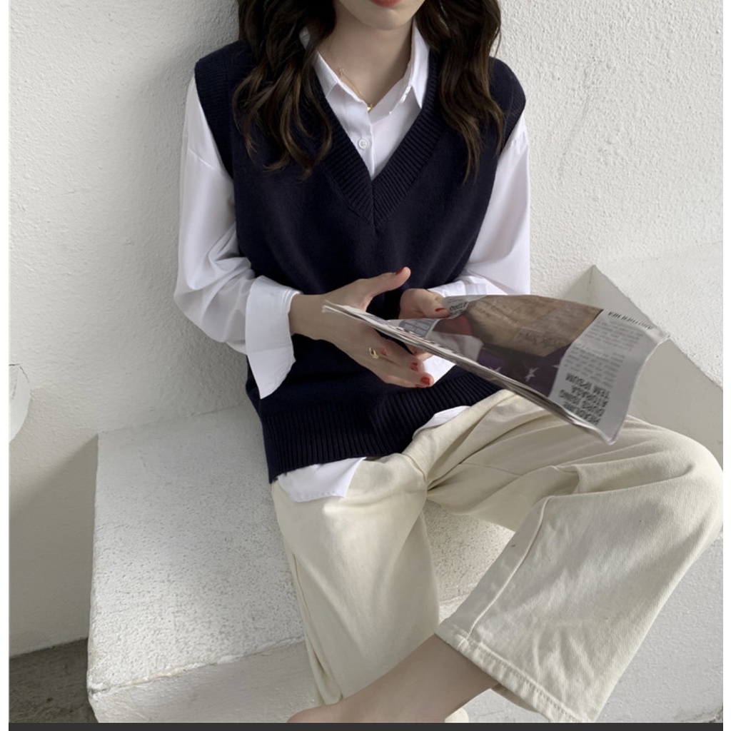 [XẢ HÀNG] ÁO GILE TRƠN HOT HIT 2021 - hàng có sẵn tại shop | BigBuy360 - bigbuy360.vn